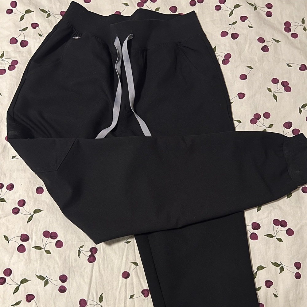 Figs Black Technical Collection Pants